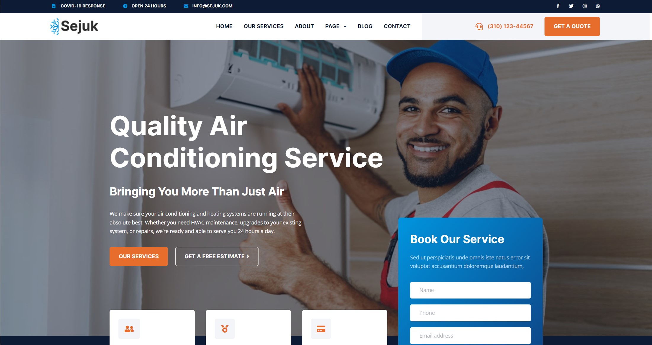 HVAC Website Design