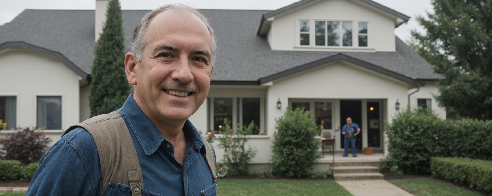 Plumber Visiting a Clients home